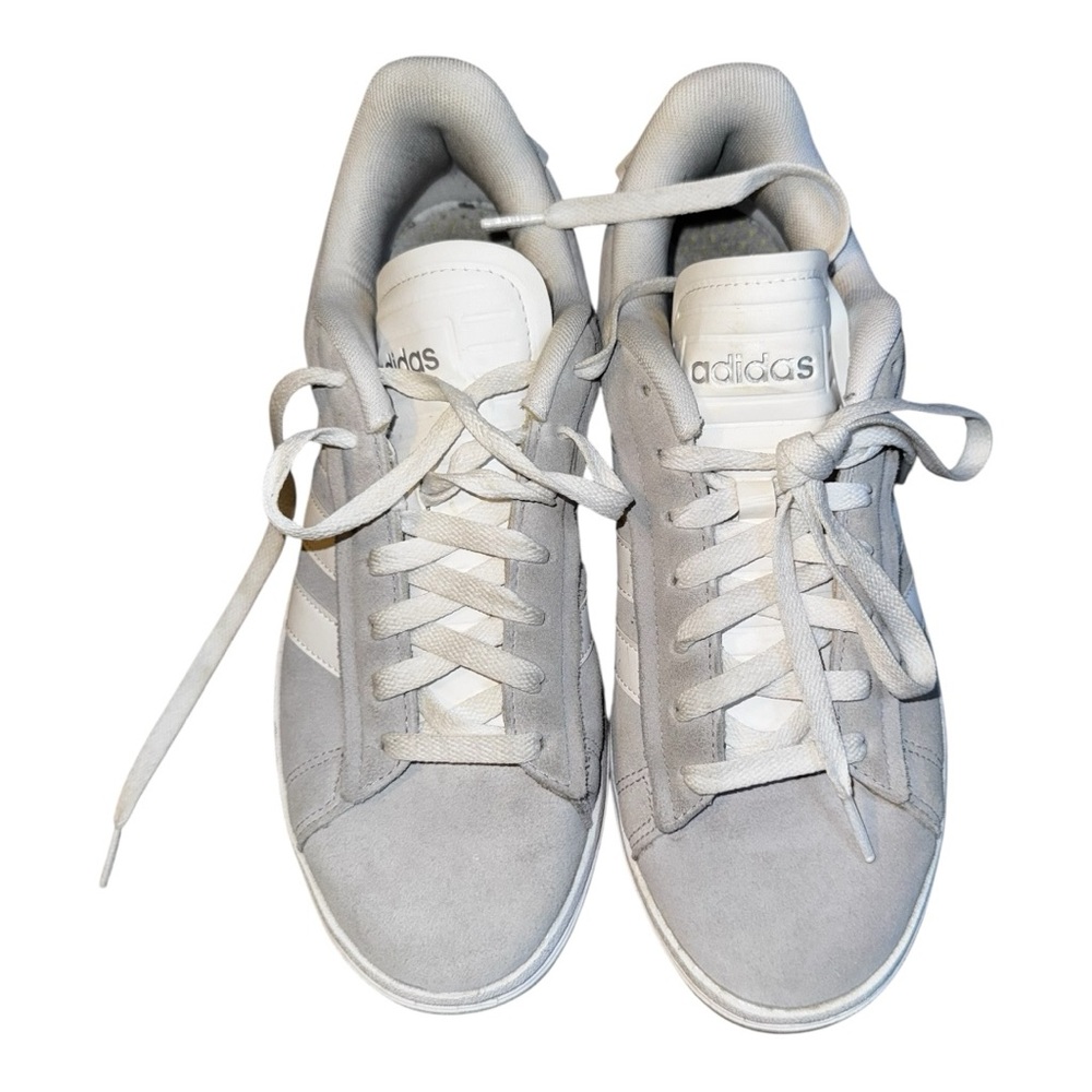 Adidas Gray Sneakers Classic Low-Top Design
